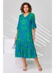 Платье артикул: 2686 зелено-васильковый от Асолия - вид 1