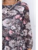 Платье артикул: ПЛАТЬЕ АРКАДИЯ (ГРЕЙ ФЛОВЕРС) от Bellovera - вид 3