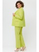 Брючный костюм артикул: 866+596 лимонно-салатовый от БелЭльСтиль - вид 2