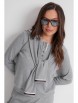 Юбочный костюм артикул: 2636 серый от Магия Моды - вид 3