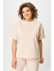 Брючный костюм артикул: 2144 бежевый от Rumoda - вид 3