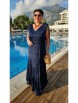 Платье артикул: 20633/1 темно-синий (индиго) от Vittoria Queen - вид 4