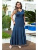 Платье артикул: 20633/1 темно-синий (индиго) от Vittoria Queen - вид 1