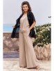 Брючный костюм артикул: 24753 черный+карамель от Vittoria Queen - вид 6