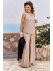 Брючный костюм артикул: 24753 черный+карамель от Vittoria Queen - вид 7