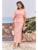 Нарядное платье артикул: 26283/3 персиковый от Vittoria Queen - вид 1