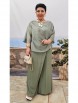 Брючный костюм артикул: 24743 хаки от Vittoria Queen - вид 4