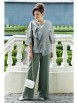 Брючный костюм артикул: 26883 хаки от Vittoria Queen - вид 6