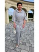 Брючный костюм артикул: 26393/1 серый от Vittoria Queen - вид 4