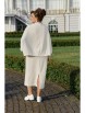 Плательный костюм артикул: 25883/1 бежевый от Vittoria Queen - вид 2