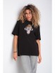 Кофта, джемпер артикул: М0217 черный от HIT - вид 1