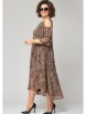 Нарядное платье артикул: 7234 капучино принт от Eva Grant - вид 6