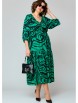 Нарядное платье артикул: 7235 зелень принт от Eva Grant - вид 5