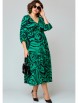 Нарядное платье артикул: 7235 зелень принт от Eva Grant - вид 7