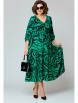 Нарядное платье артикул: 7235 зелень принт от Eva Grant - вид 1