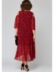 Нарядное платье артикул: 7234 красно-черный принт от Eva Grant - вид 2