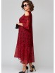 Нарядное платье артикул: 7234 красно-черный принт от Eva Grant - вид 7