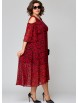 Нарядное платье артикул: 7234 красно-черный принт от Eva Grant - вид 11
