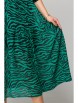 Нарядное платье артикул: 7210 принт зелень от Eva Grant - вид 5