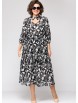 Нарядное платье артикул: 7102 черно-белый от Eva Grant - вид 1