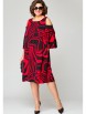 Нарядное платье артикул: 7145 красный принт от Eva Grant - вид 5