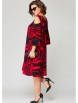 Нарядное платье артикул: 7145 красный принт от Eva Grant - вид 7