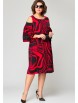 Нарядное платье артикул: 7145 красный принт от Eva Grant - вид 8