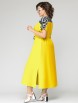 Платье артикул: 7035-2 желтый с принтом от Eva Grant - вид 5