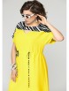 Платье артикул: 7035-2 желтый с принтом от Eva Grant - вид 6