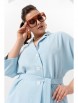 Брючный костюм артикул: 3001-2 голубой от Andina - вид 9