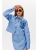Юбочный костюм артикул: 2116 голубой от AmberaStyle - вид 5