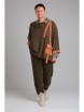 Брючный костюм артикул: М-499 хаки от ЗигзагСтиль - вид 8