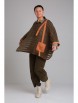 Брючный костюм артикул: М-499 хаки от ЗигзагСтиль - вид 9