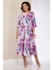 Нарядное платье артикул: М-101 розово-сиреневое от ЛимоГолд - вид 1