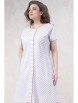 Платье артикул: 1626 белый/серый от Avanti - вид 1