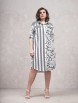 Платье артикул: 1651 серый/белый от Avanti - вид 3