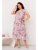 Платье артикул: 1-1332 розовый цветы от Romanovich Style - вид 4