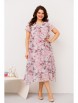 Платье артикул: 1-1332 розовый цветы от Romanovich Style - вид 1