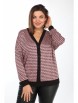 Кофта, джемпер артикул: 2532/1 черный с розовым от LadyStyleClassic - вид 1