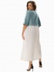 Платье артикул: 424-005 голубой+белый от MALI - вид 2