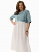 Платье артикул: 424-005 голубой+белый от MALI - вид 8